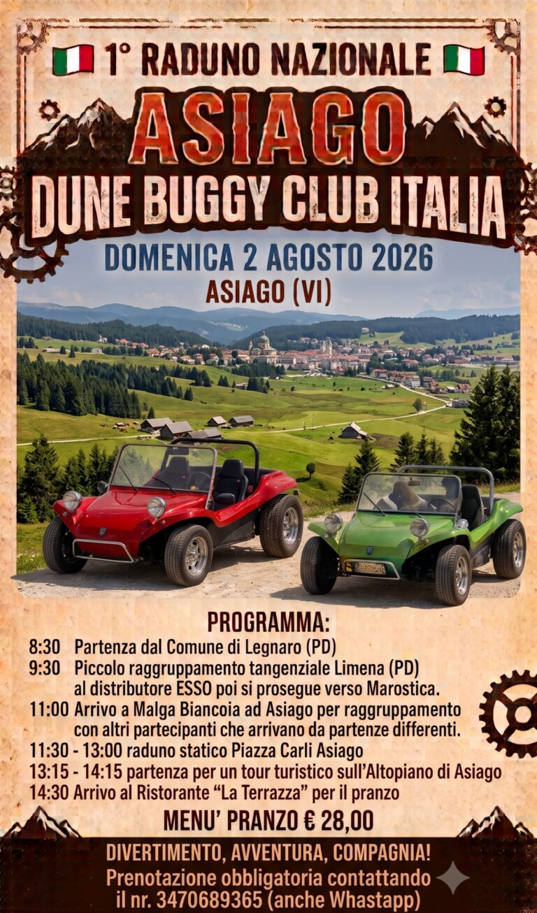 Raduno Asiago 2 Agosto 2026